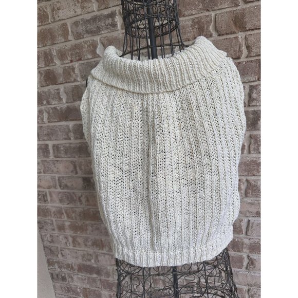 Vintage There is Only One Mister Pants Sleeveless Knit Sweater Medium Ye… - Picture 1 of 12